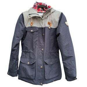 PICTURE Organic Clothing Navy Blue Striped Women's snow Jacket size small
